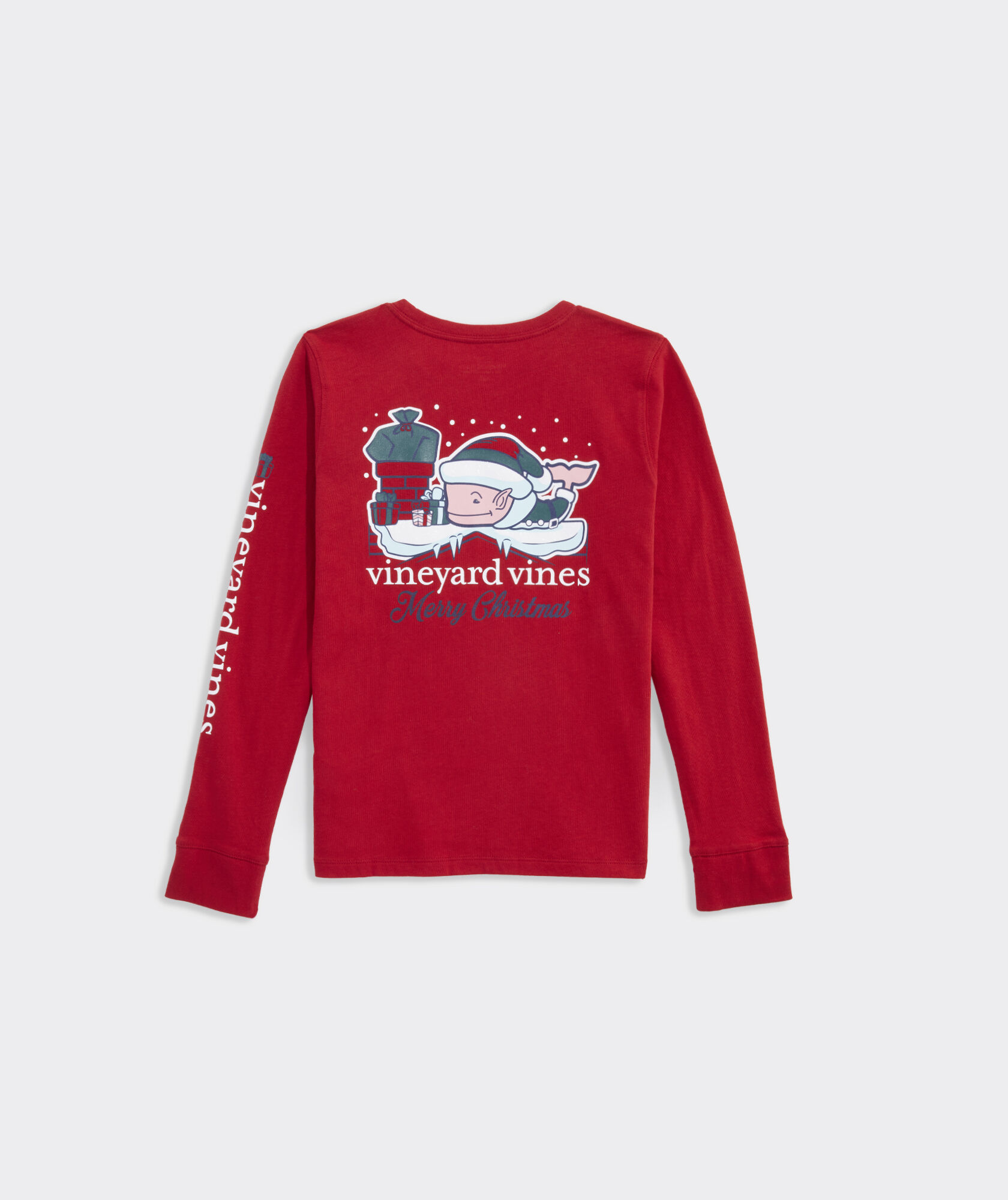vineyard vines elf shirt