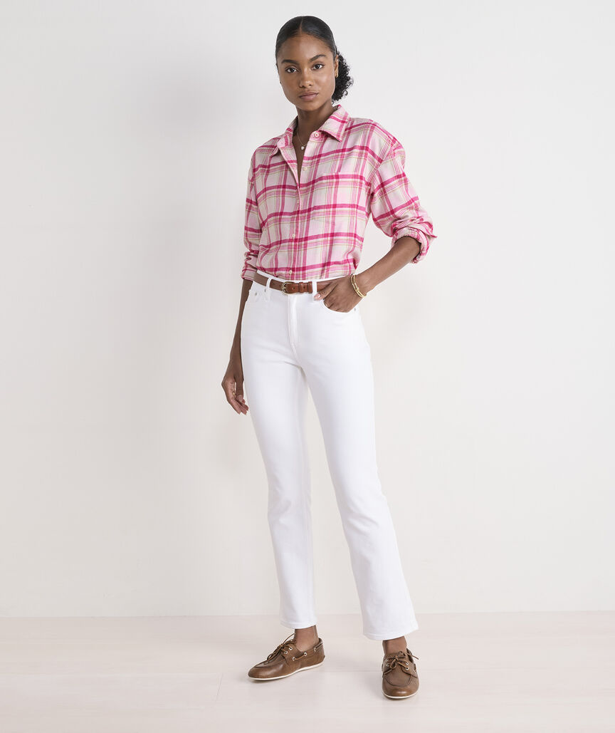 Birdie Flannel Button-Down