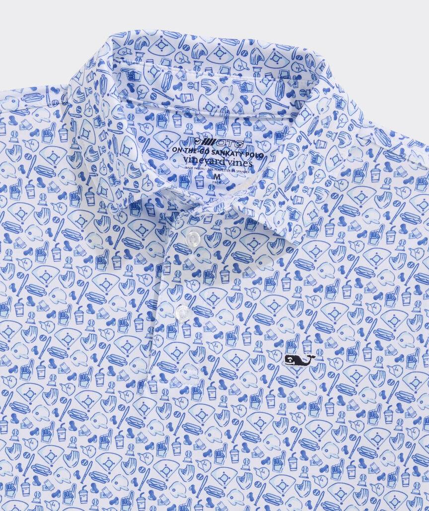 Boys' Performance Printed Sankaty Polo