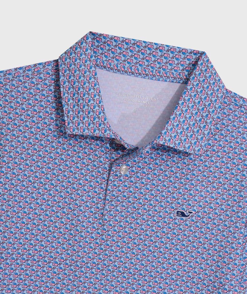 OUTLET Boys' Baseball Player Whale Performance Polo