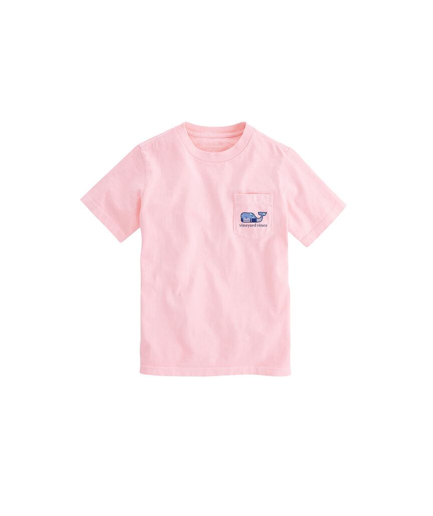 OUTLET Boys' Chappy Patchwork Whale Short-Sleeve Pocket Tee
