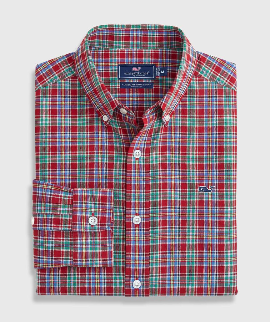 OUTLET Twill Plaid Shirt