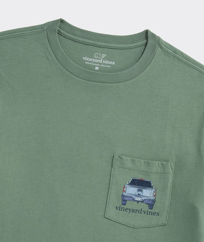Pickup Truck Marsh Dogs Long-Sleeve Pocket Tee