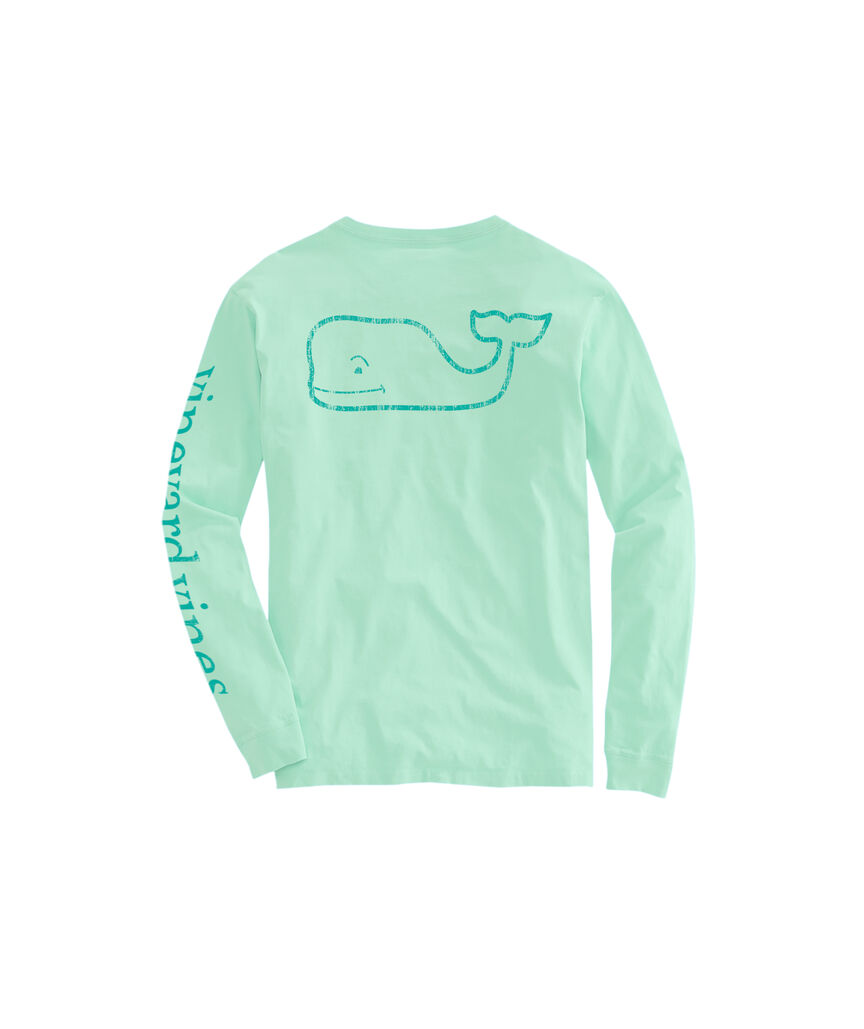 OUTLET Kids' Vintage Whale Long-Sleeve Pocket Tee