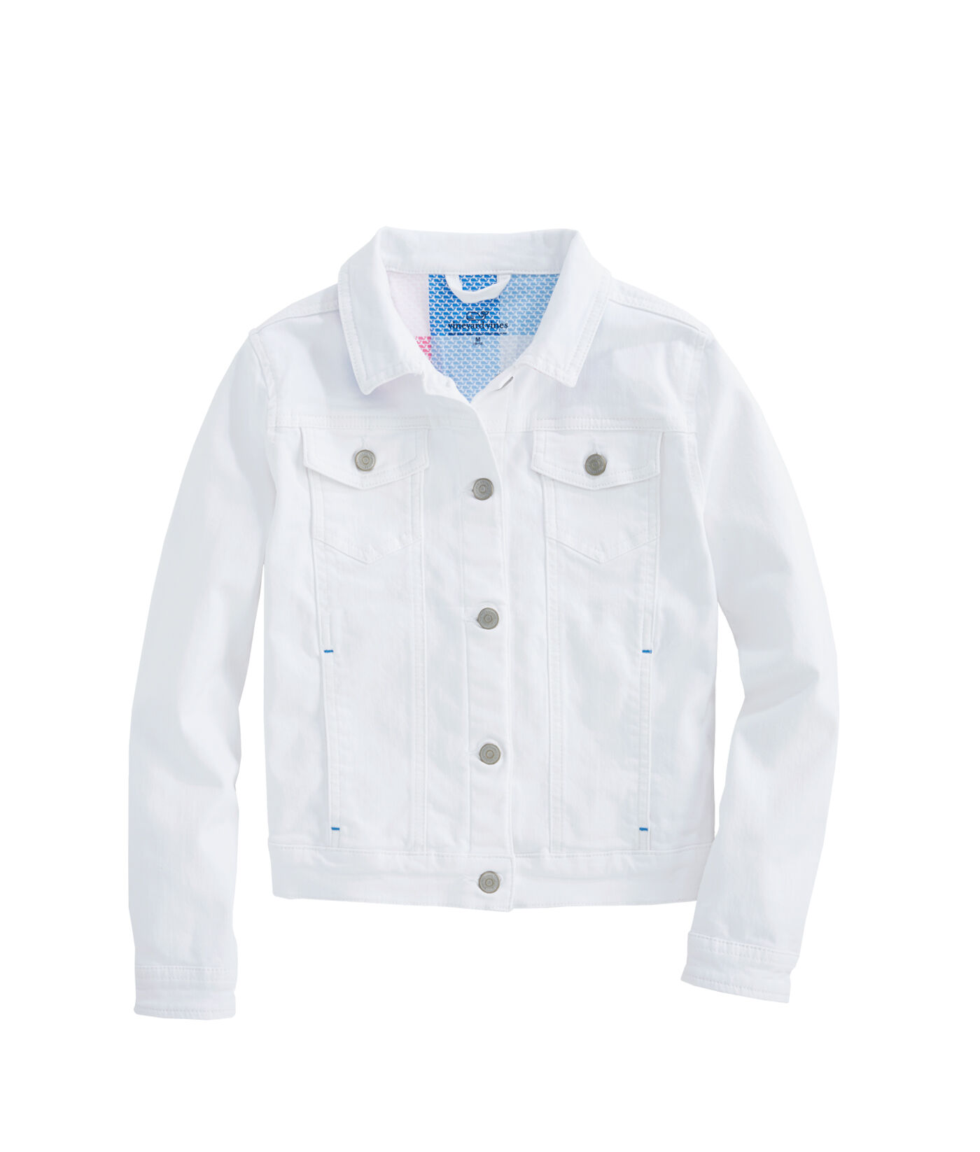 infant white denim jacket