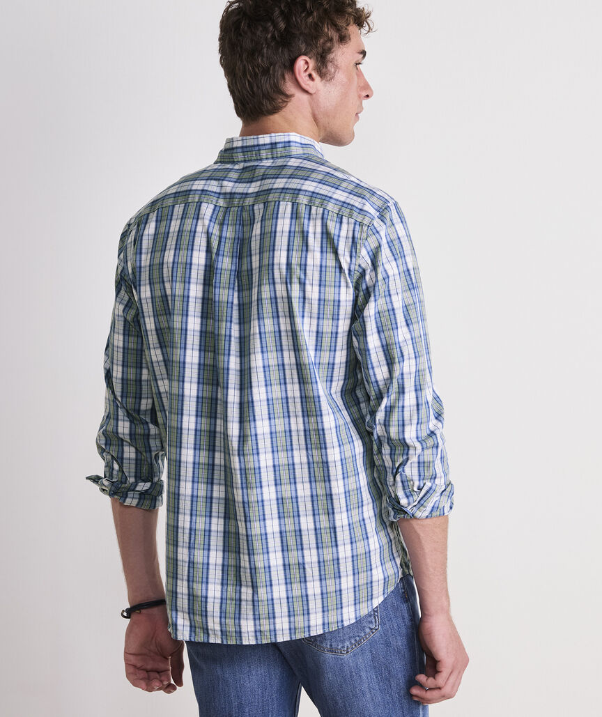 Washashore Plaid Perfect Wash Poplin Shirt