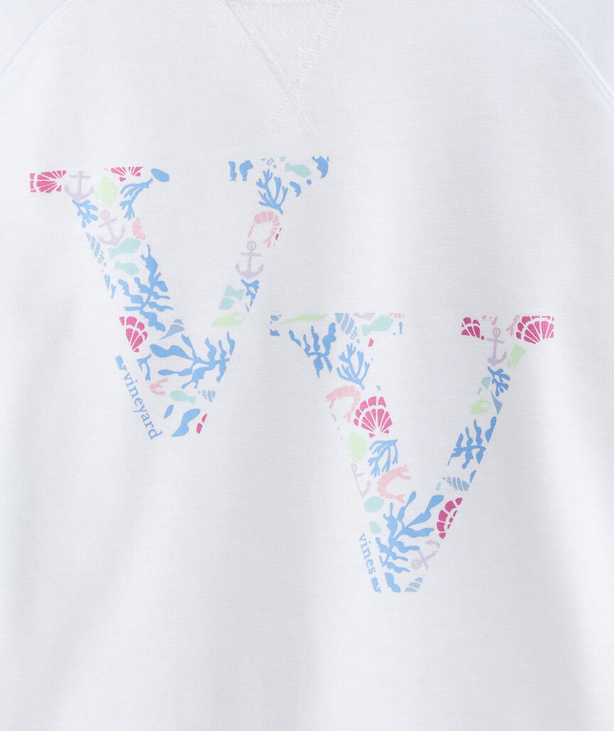 OUTLET Women's Slub Graphic Terry Crewneck