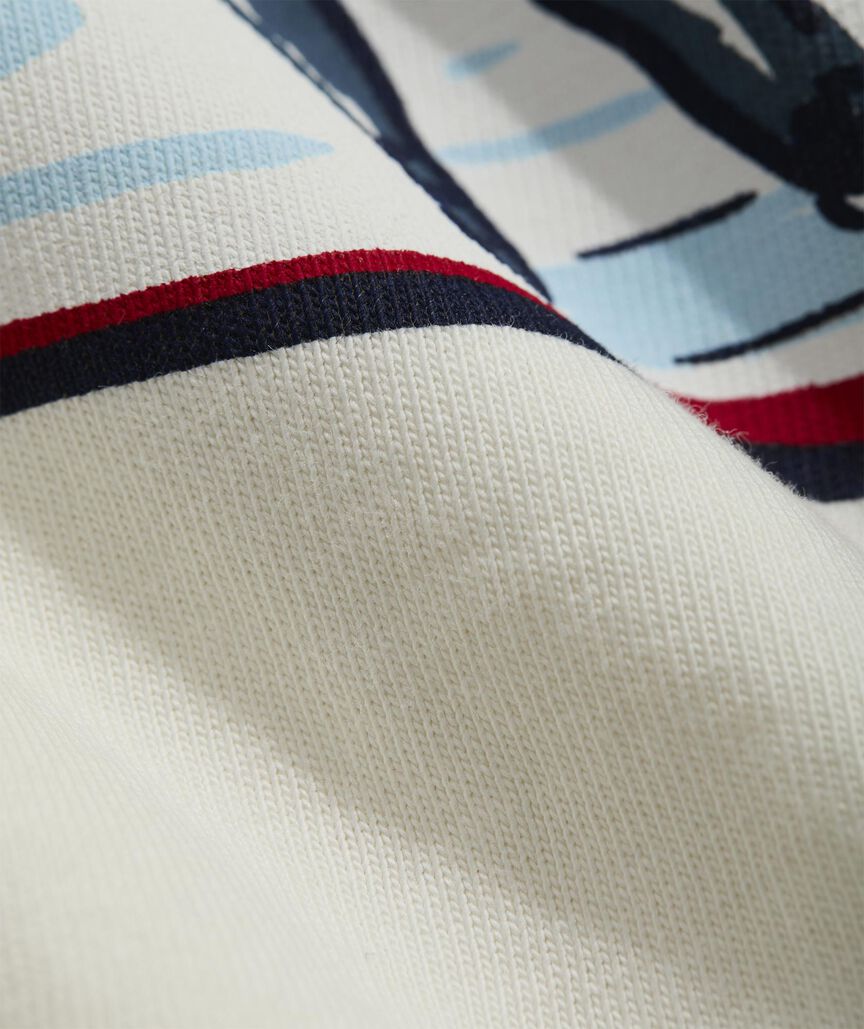 Boys' Painted Ice Hockey Long-Sleeve Pocket Tee