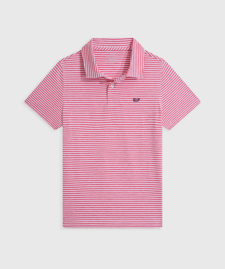 OUTLET Boys' Winstead Stripe Performance Polo
