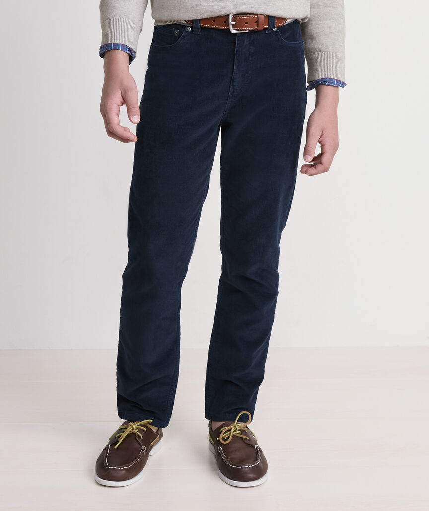 Boys' Stretch Terry Cord 5-Pocket Pants