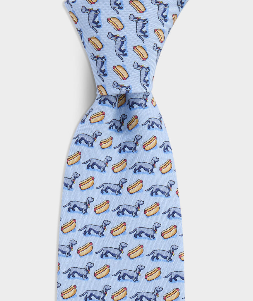 Boys' Hot Dogs Silk Tie
