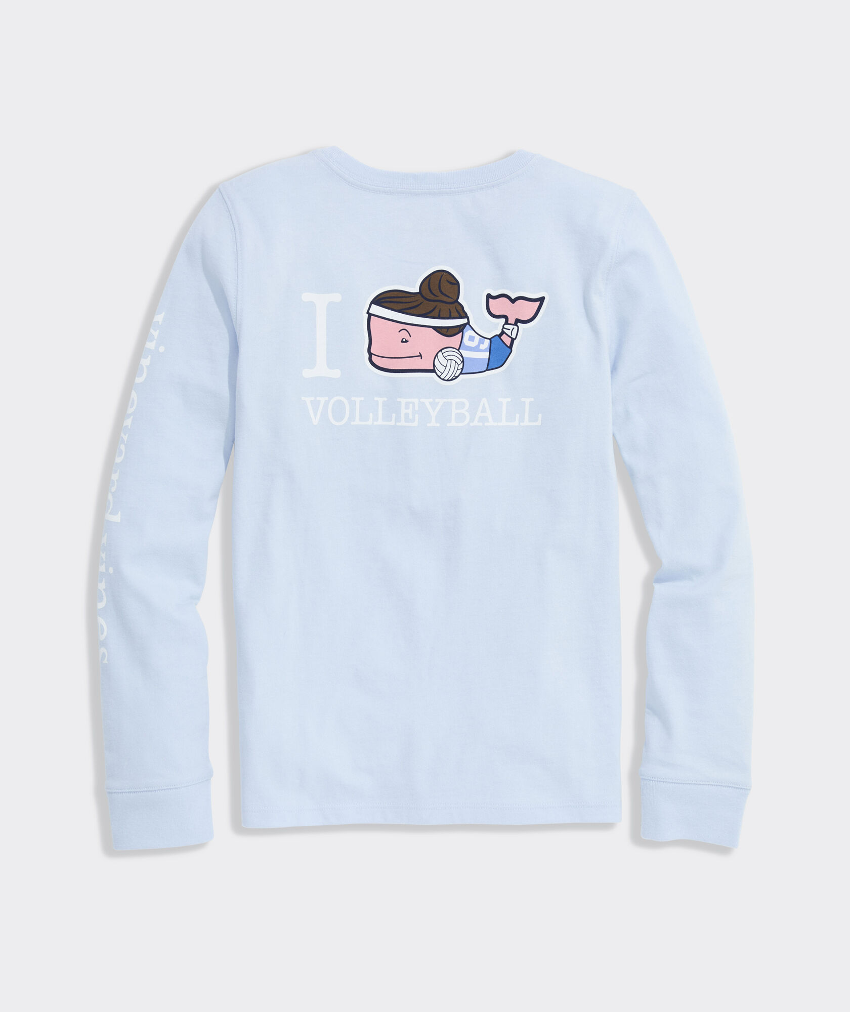 Shop Girls I Whale Volleyball Long-Sleeve Pocket Tee at vineyard vines