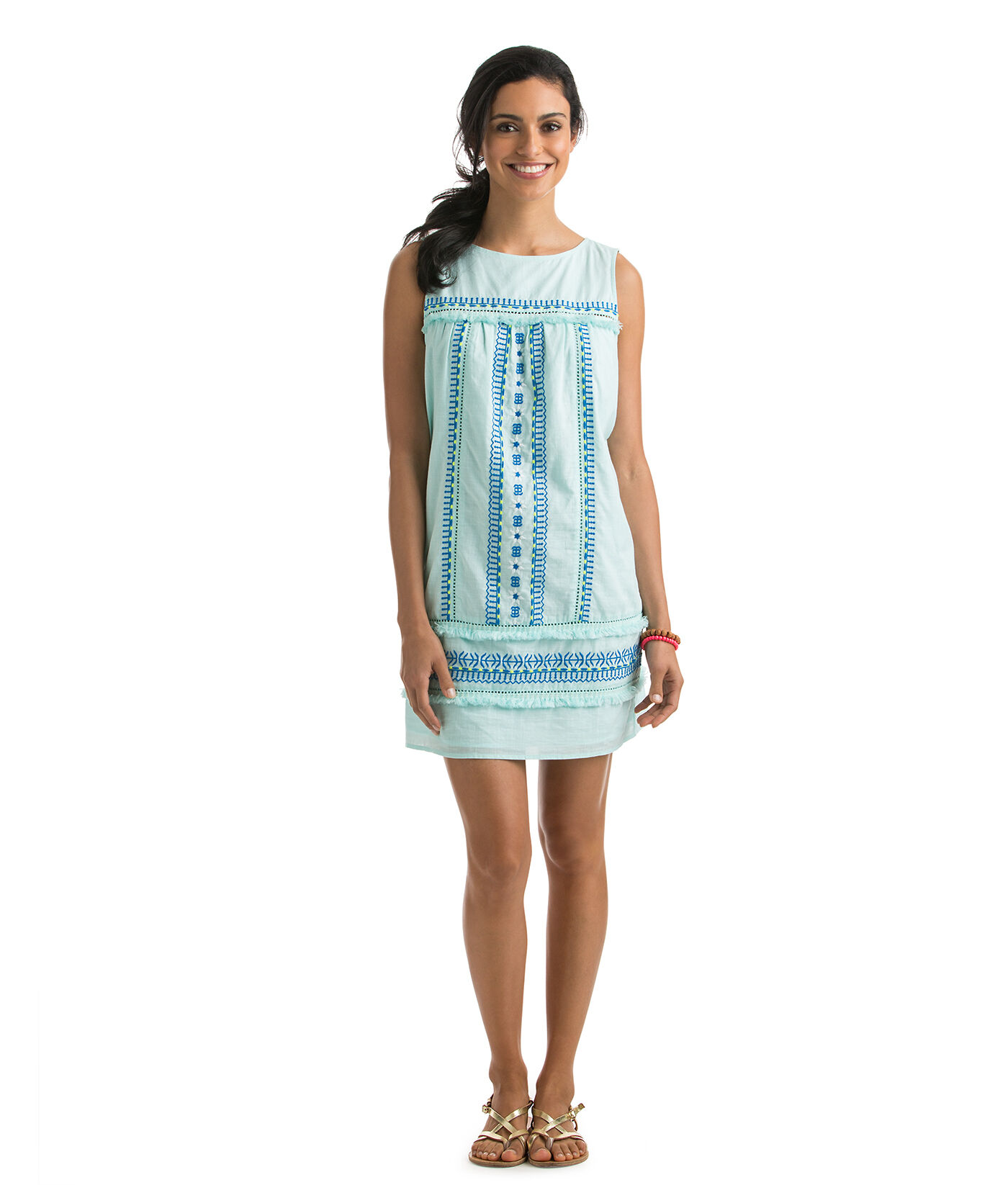 vineyard vines lace shift dress