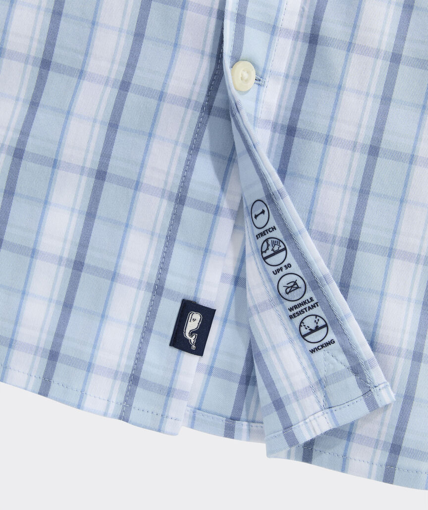 Performance Higgs Beach Plaid Sundown Shirt