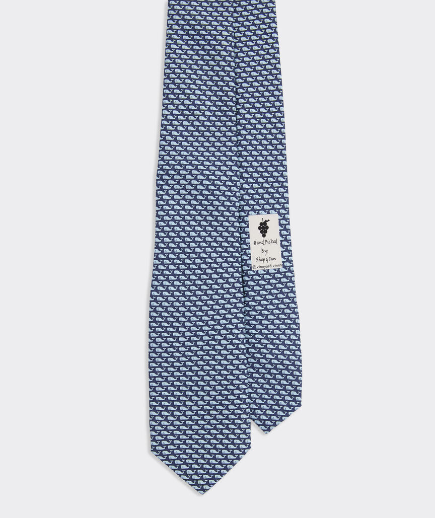 Boys' Vineyard Whale Silk Tie