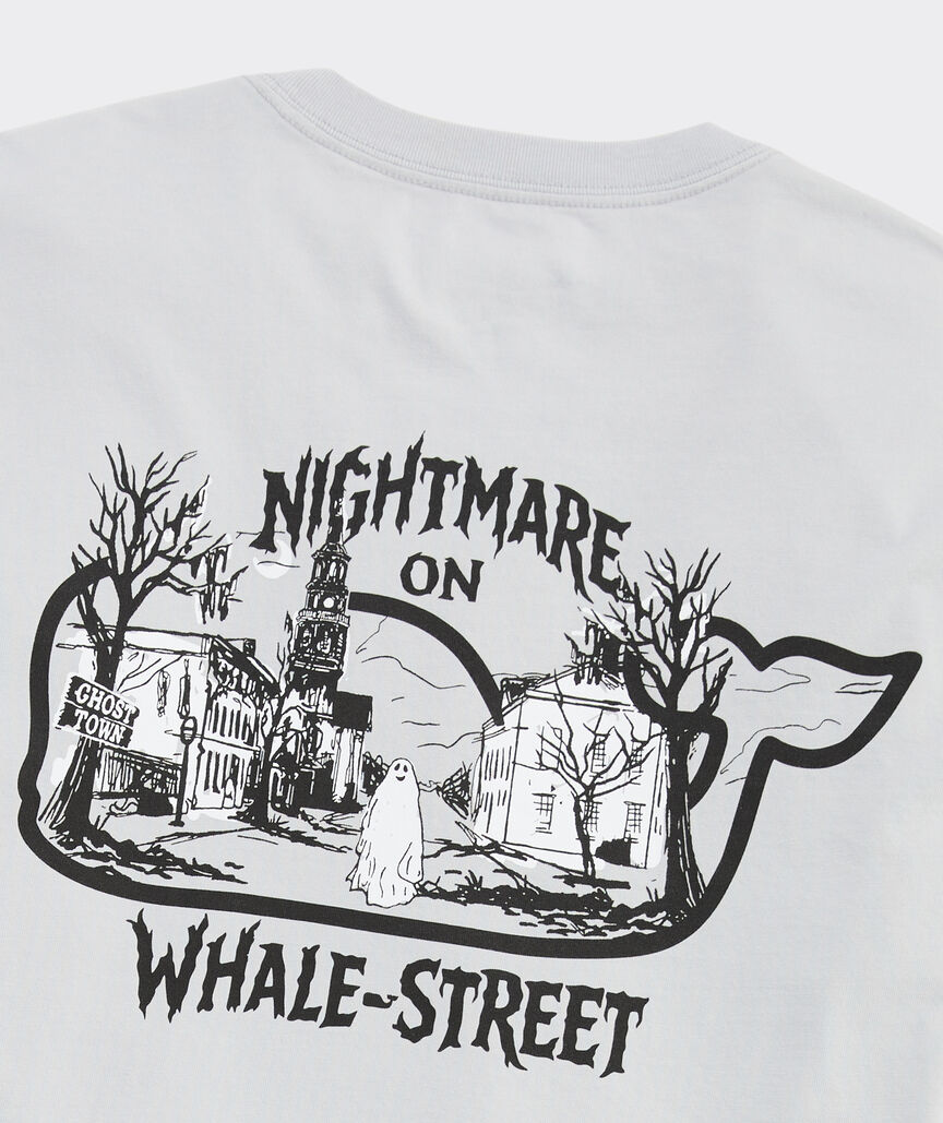 Nightmare On Whale Street Long-Sleeve Pocket Tee