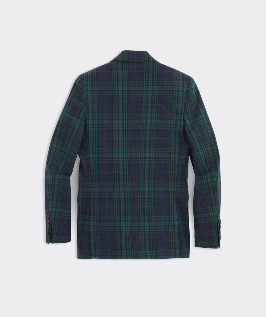 Boys' Stretch Cotton Blackwatch Blazer (2T-7)