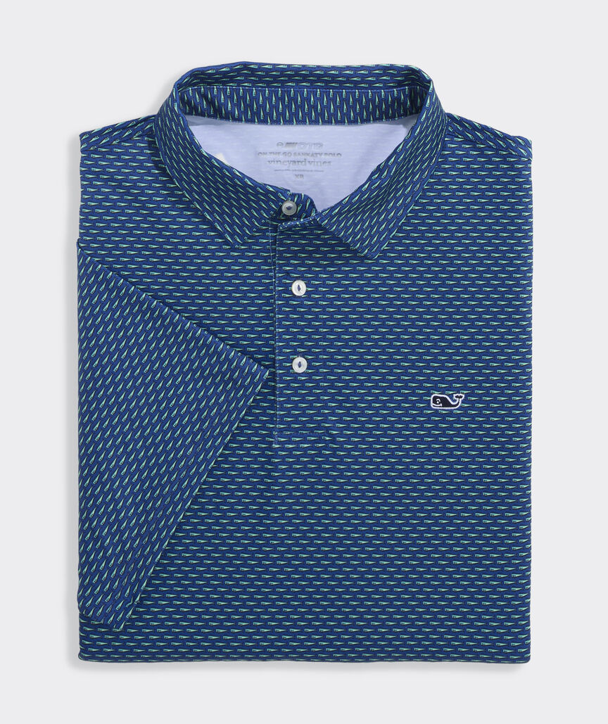 Big & Tall Printed Sankaty Polo