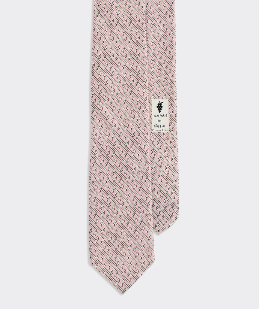 Candy Canes Silk Tie