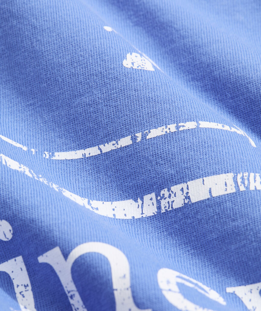 Boys' Two-Tone Vintage Whale Short-Sleeve Pocket Tee