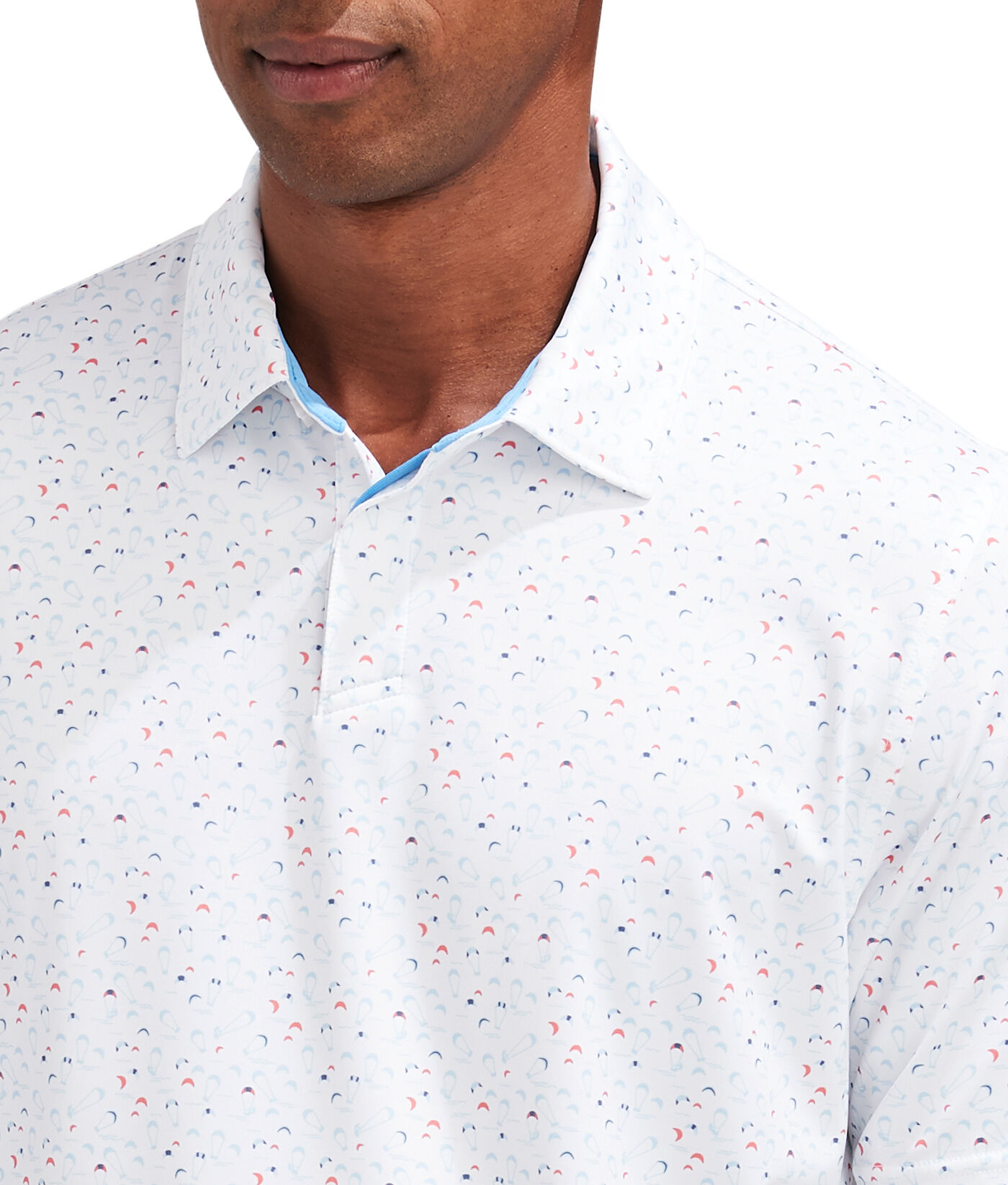VINEYARD VINES Mens Printed Sankaty Preformance Polo Polo Shirt