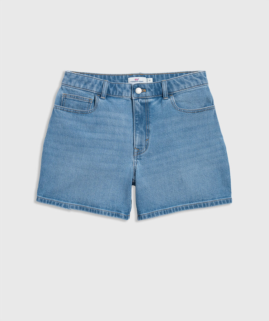 OUTLET Light Wash Denim Shorts
