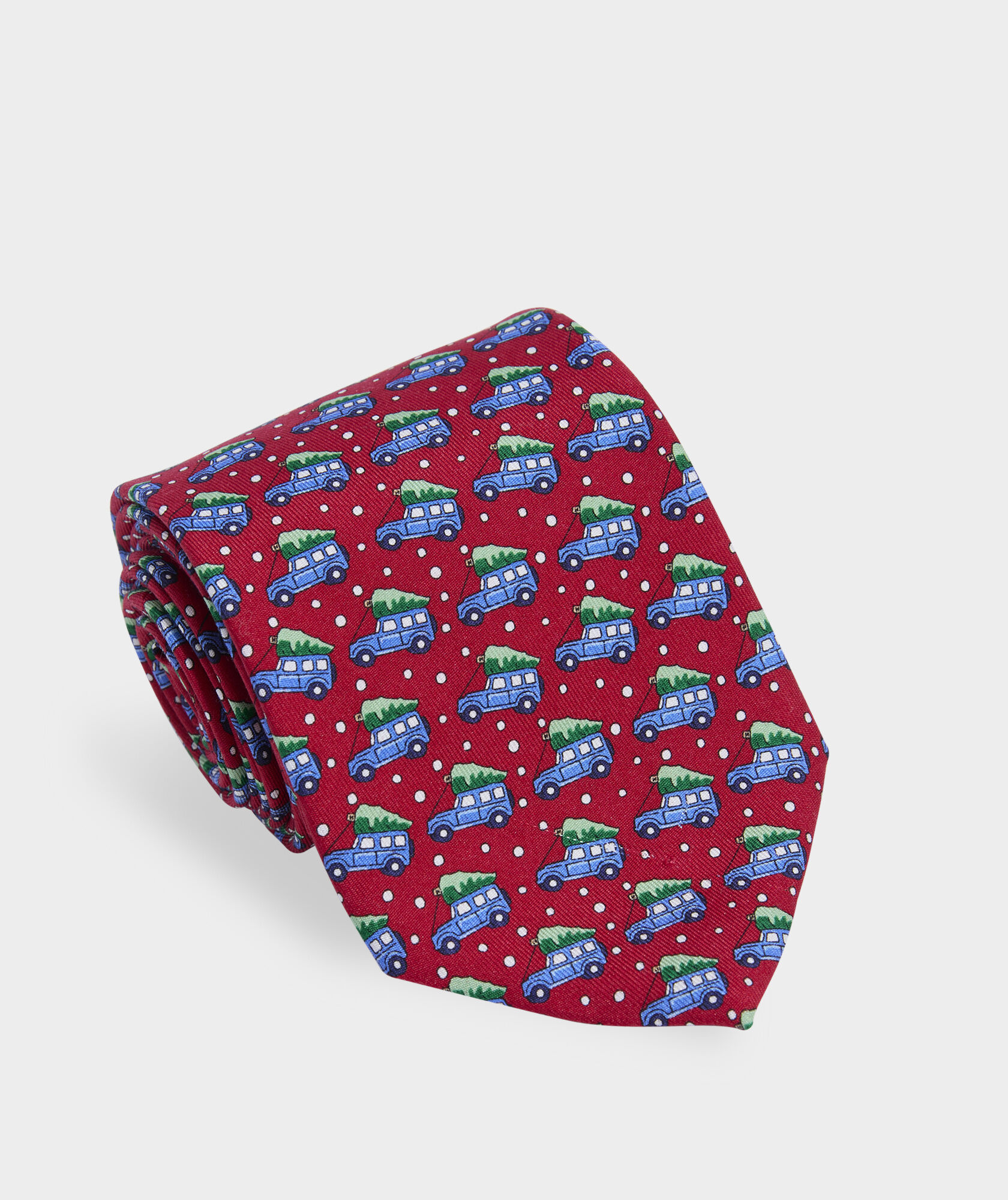 Truck & Tree Silk Tie