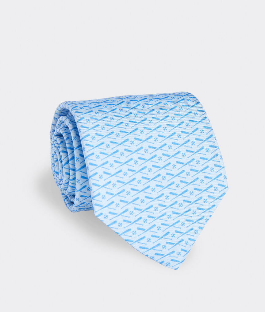 Tonal Baseball Printed Tie