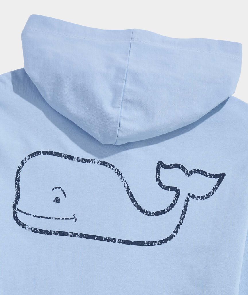 Vintage Whale Long-Sleeve Hoodie Tee