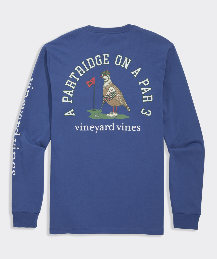 Partridge On A Par 3 Long-Sleeve Tee