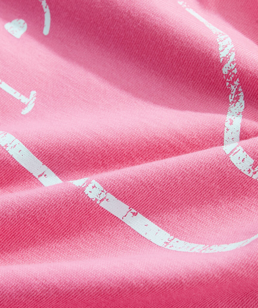 Girls' Two-Toned Vintage Whale Long-Sleeve Pocket Tee