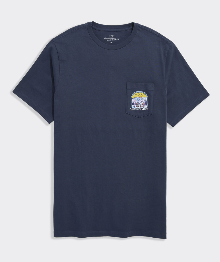 Mountain Adirondacks Short-Sleeve Pocket Tee