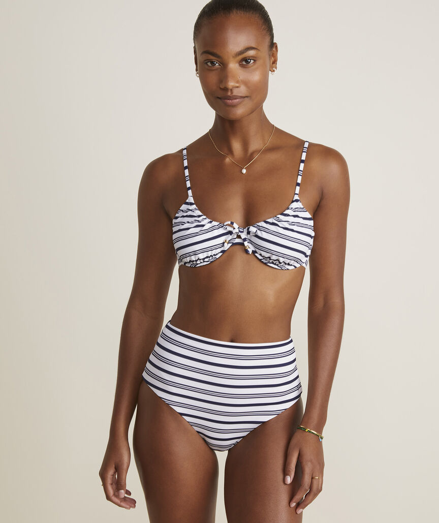 Tie-Front Underwire Bikini Top