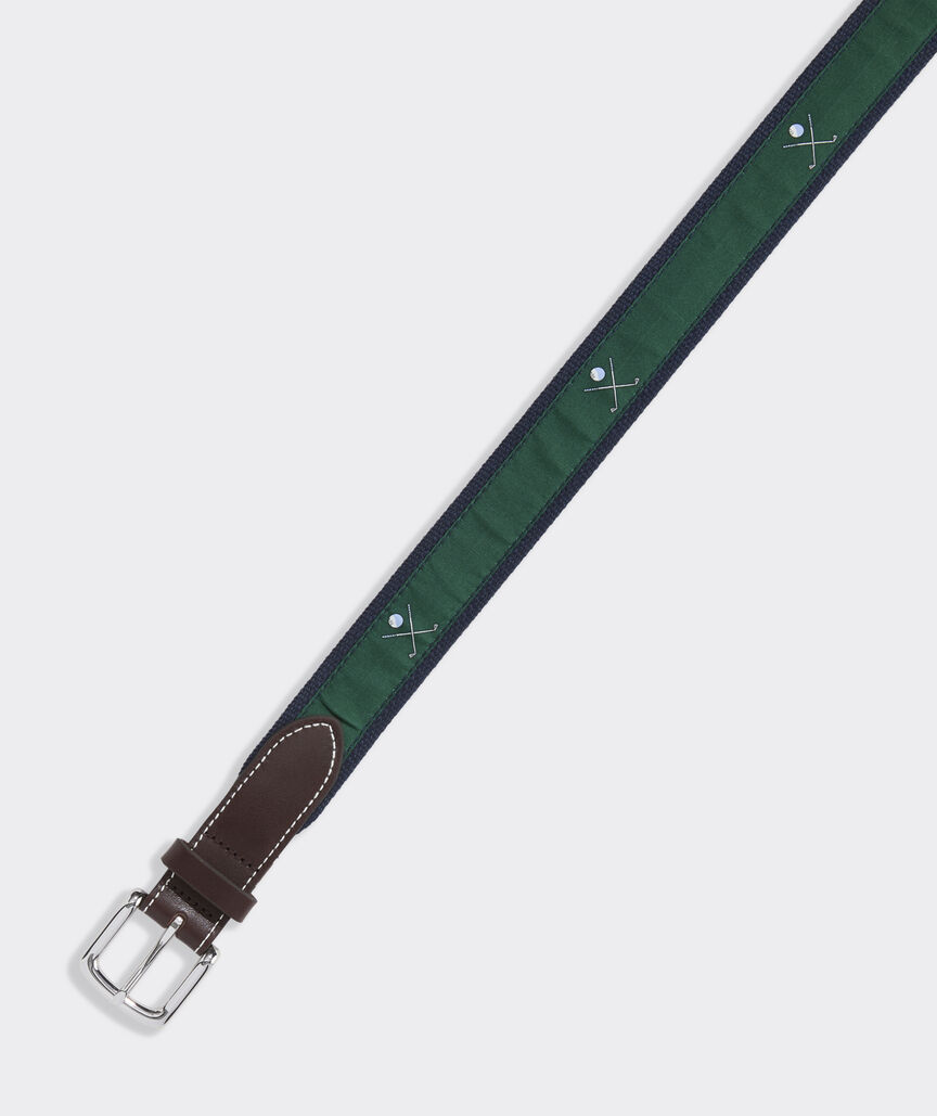 Golf Club Canvas Club Belt