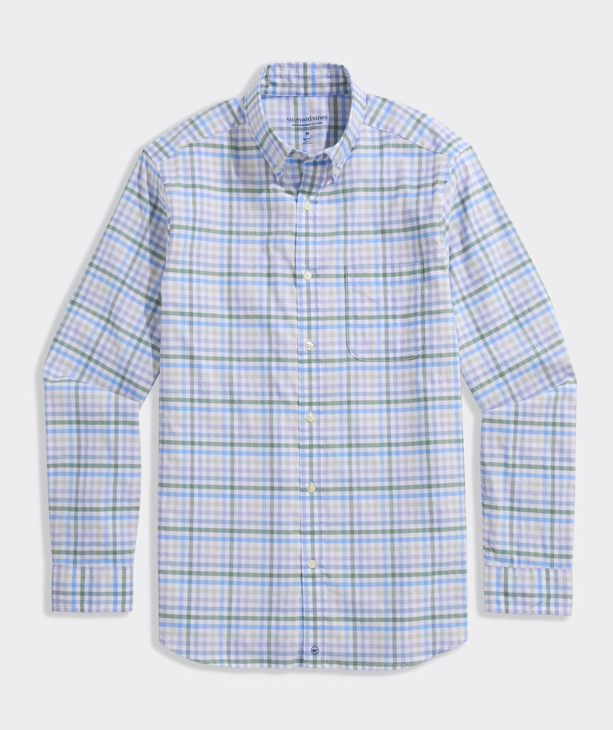 Performance Cotton Tattersall Shirt