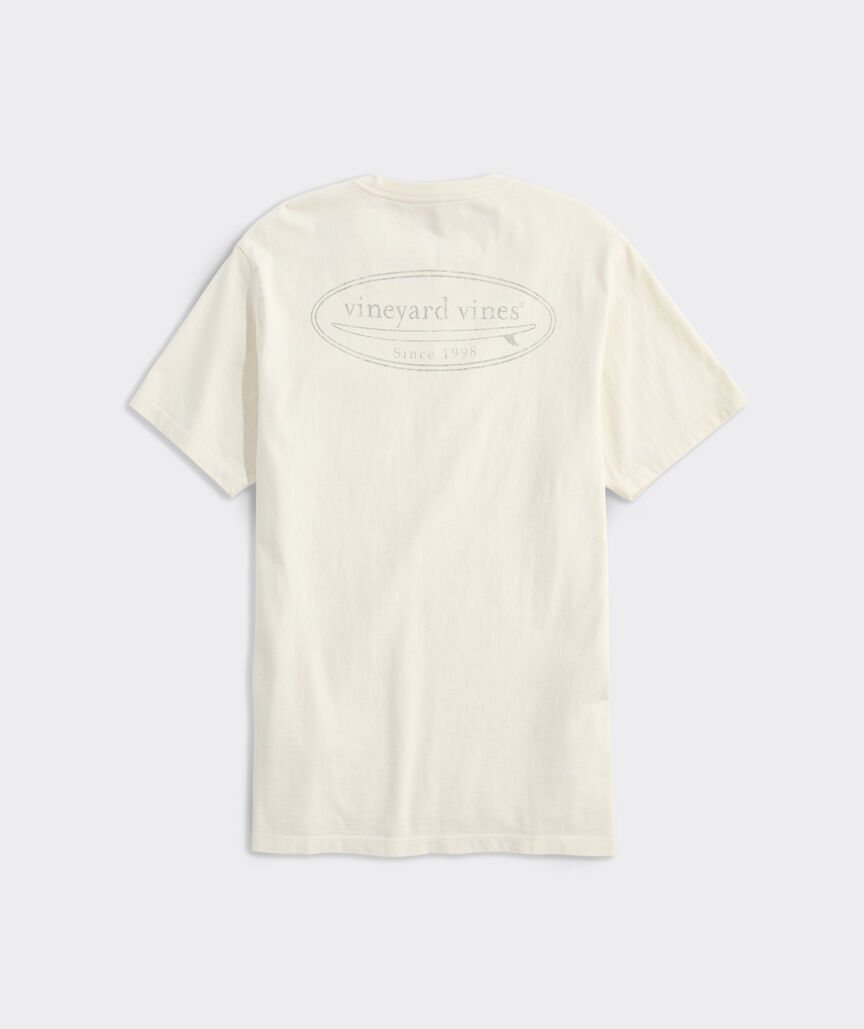 Drift Dye Outlined Surf Logo Short-Sleeve Pocket Tee