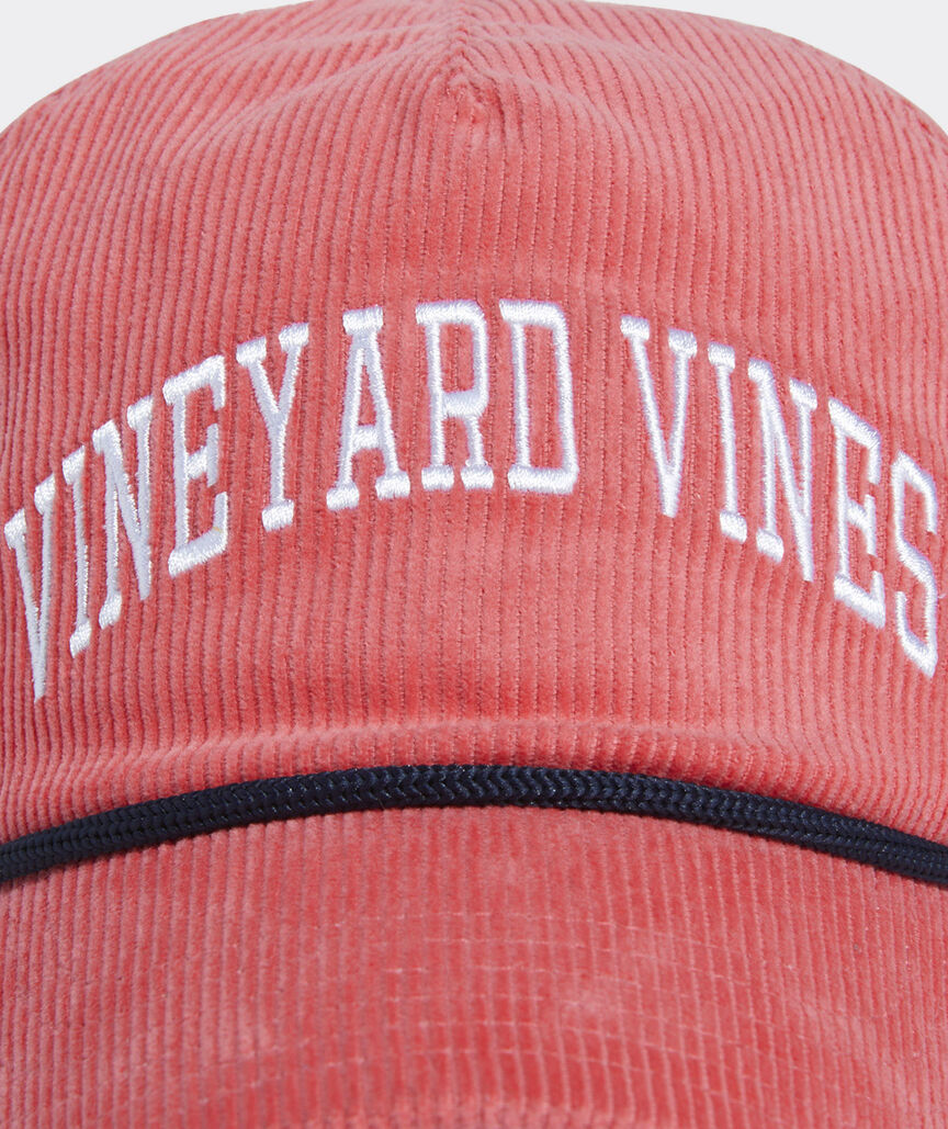 Shop Collegiate Logo Corduroy 5-Panel Hat at vineyard vines