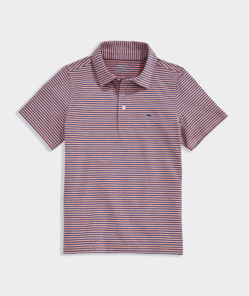 Boys' Performance Bradley Stripe Sankaty Polo