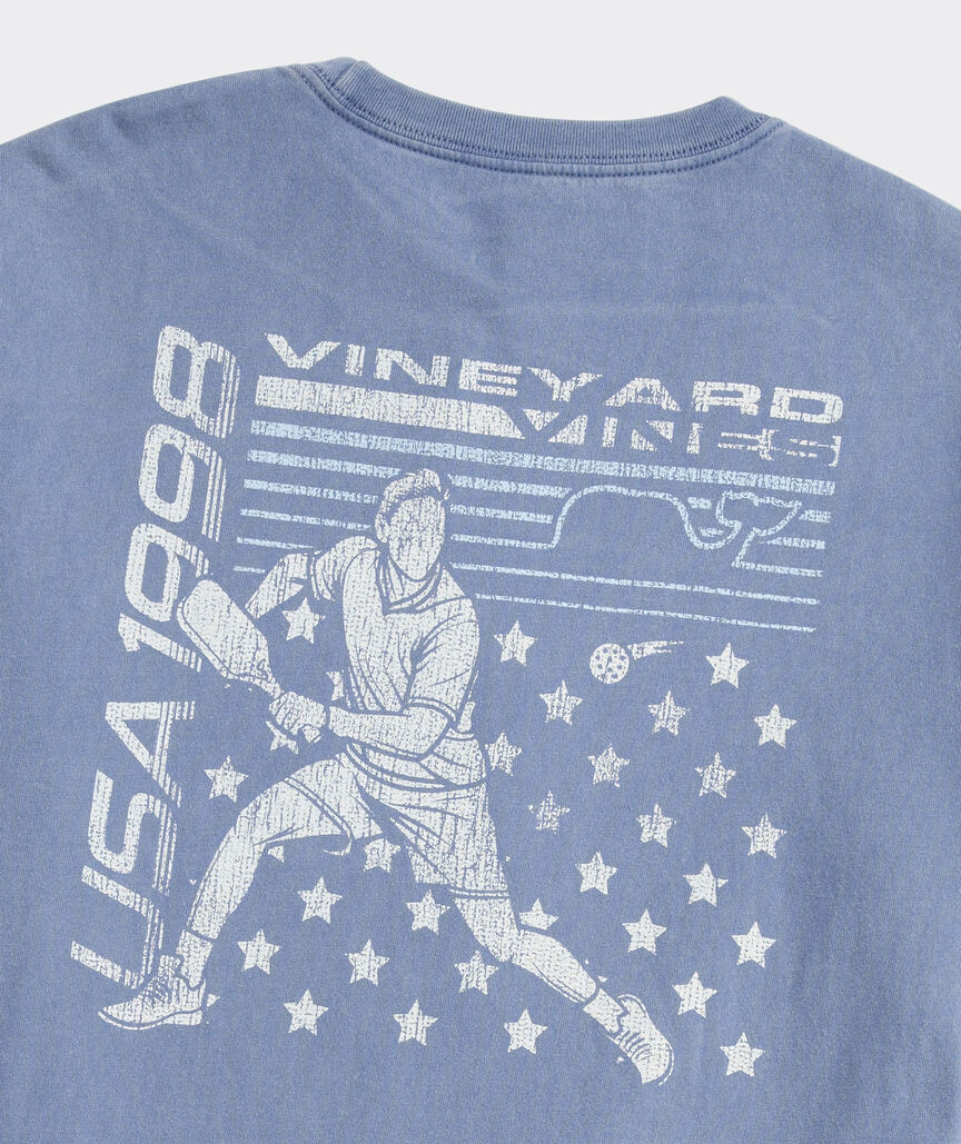 Drift Dye USA Pickleball Short-Sleeve Pocket Tee