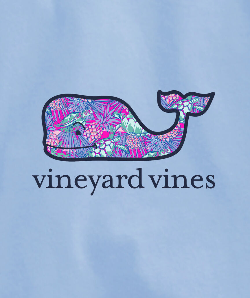 OUTLET Boys' Turtle Palm Whale Short-Sleeve Pocket Tee