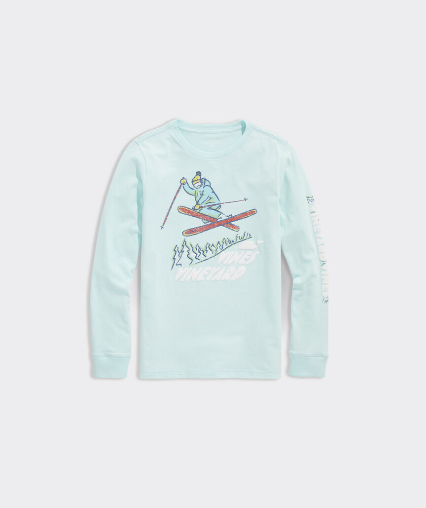 Shop Boys Ski Jump Long-Sleeve Pocket Tee at vineyard vines