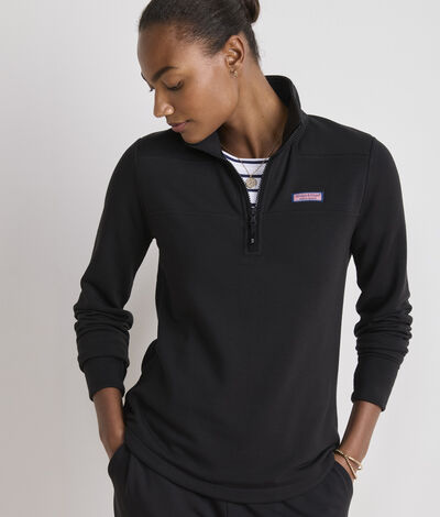 Vineyard Vines Dreamcloth Relaxed Shep Shirt Pullover (Black) (Size: Medium)