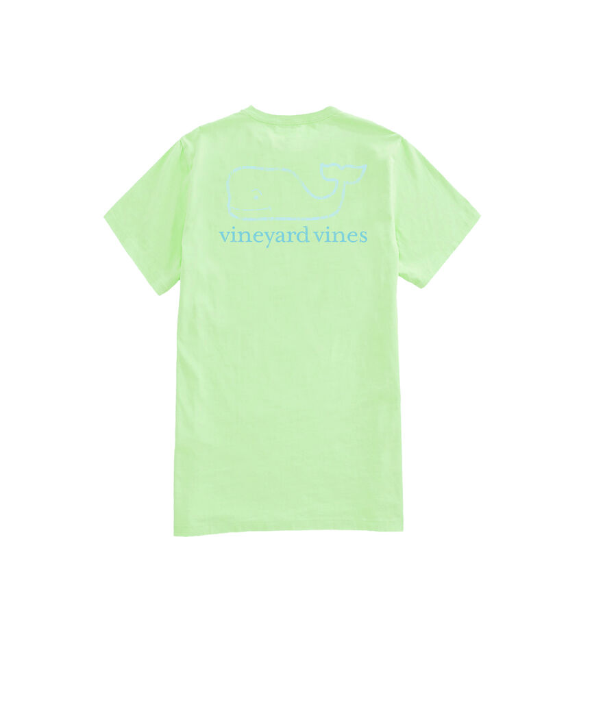 OUTLET Women's Two-Tone Vintage Whale Short-Sleeve Pocket Tee