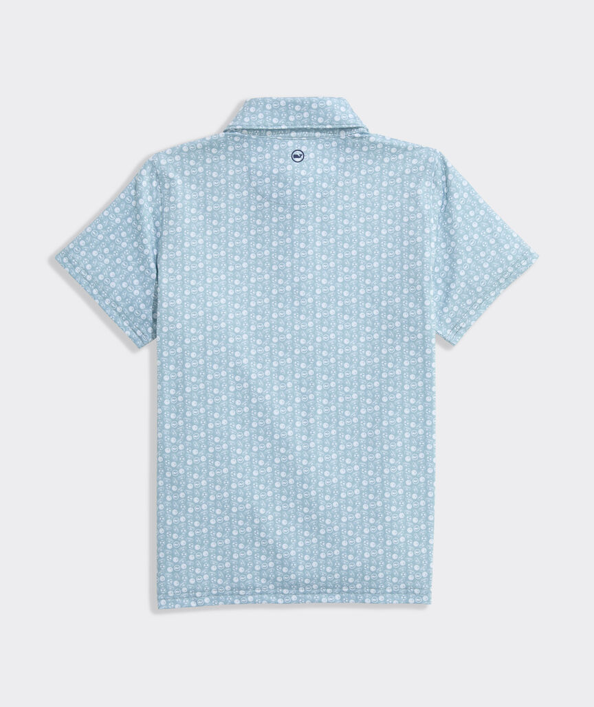 Boys' Printed Sankaty Performance Polo