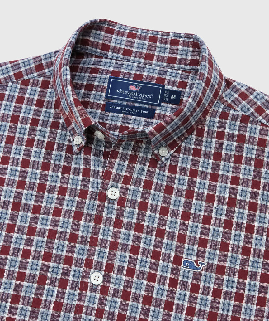 OUTLET Cotton Twill Plaid Shirt