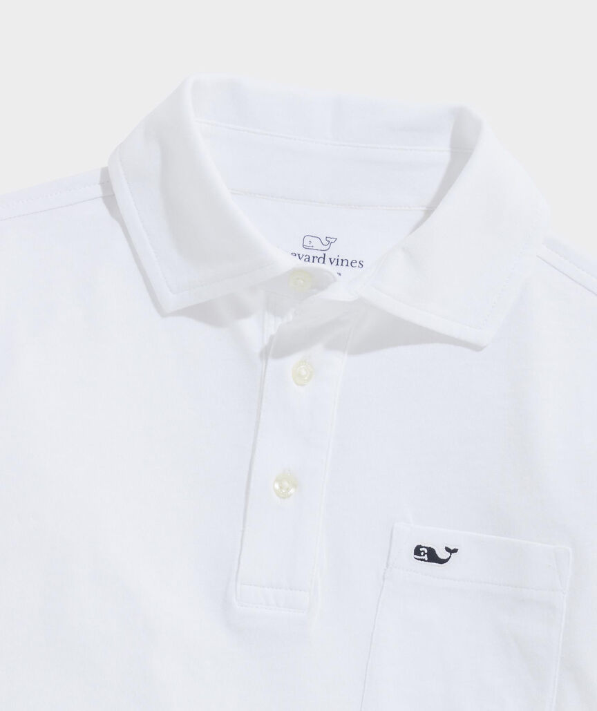Boys' Long-Sleeve Surf Polo