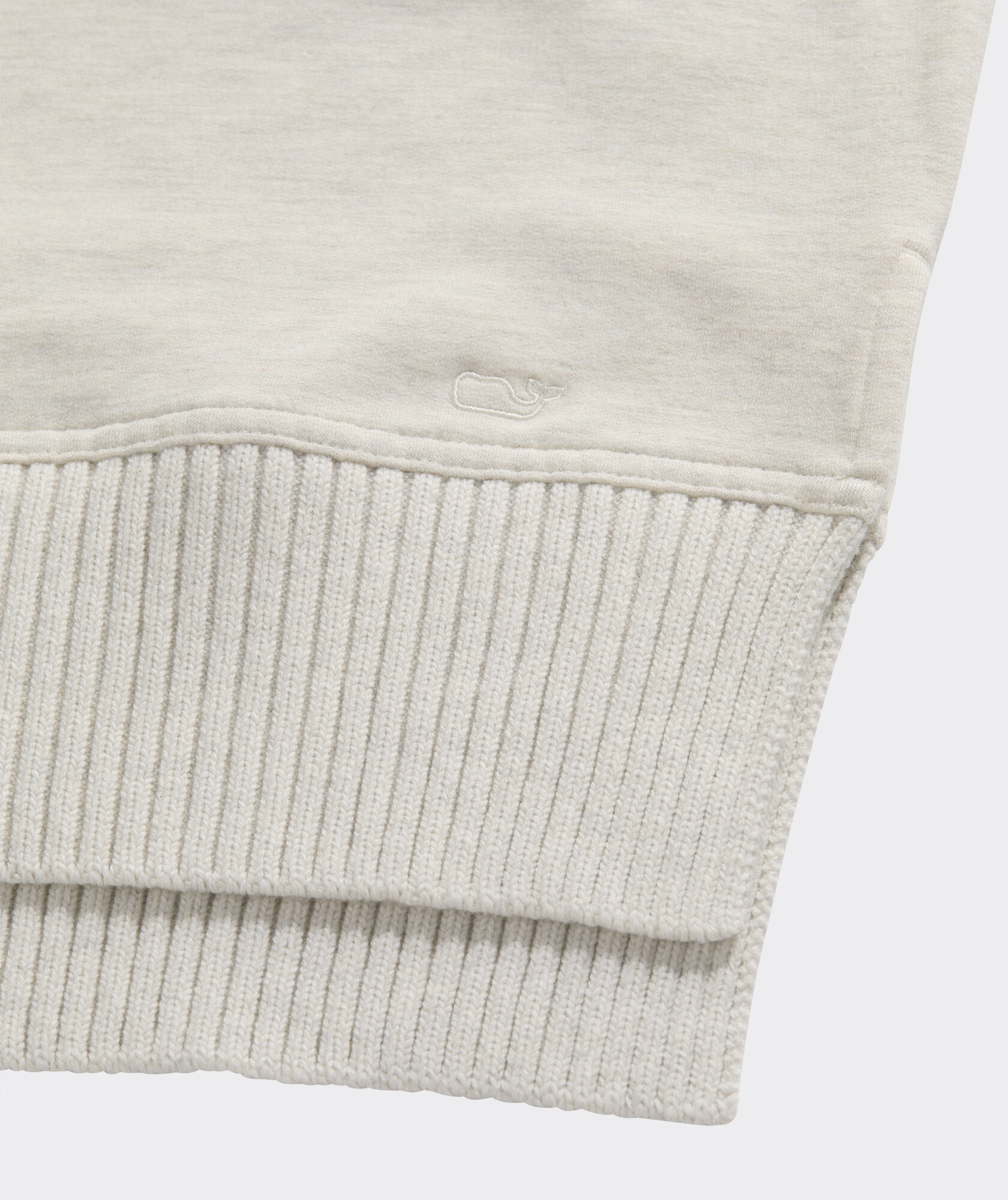 Dreamcloth® Ribbed Trim Funnel-Neck Pullover