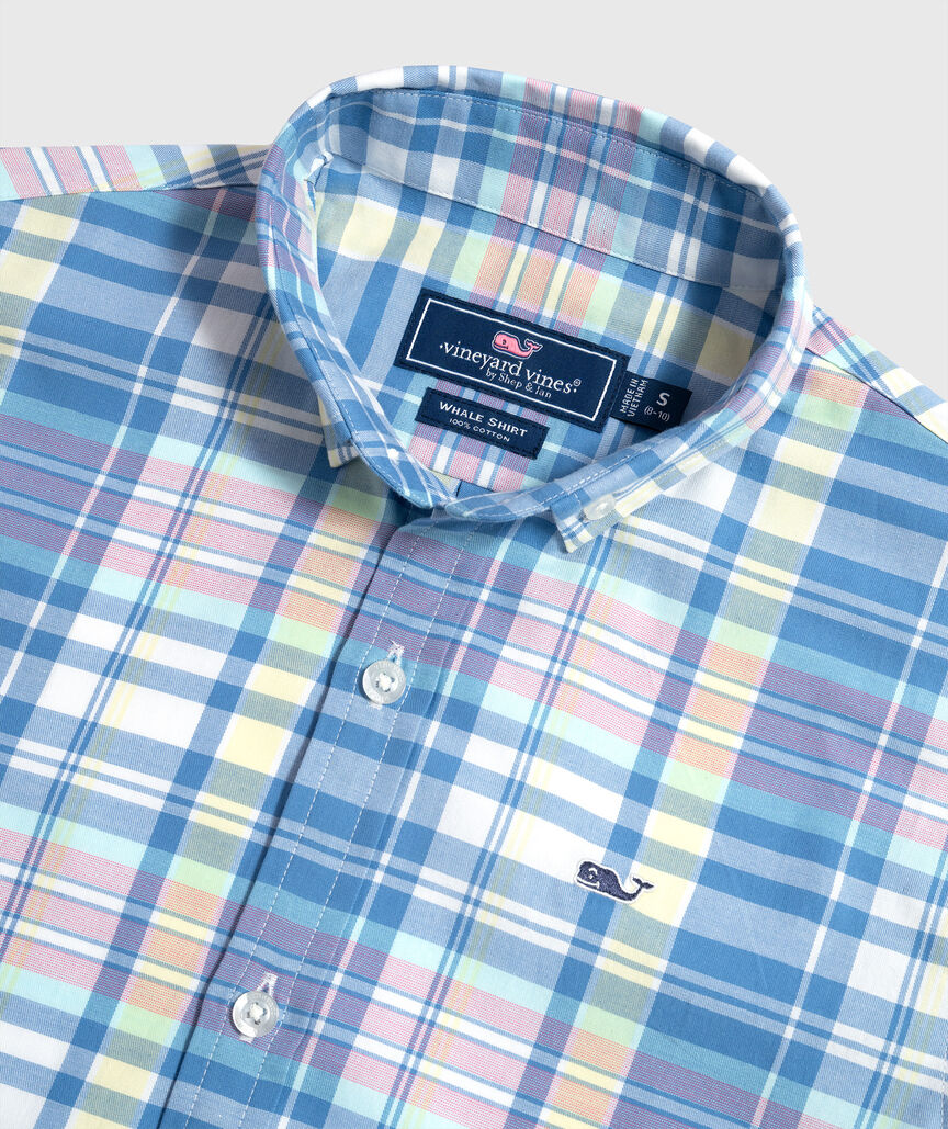 OUTLET Boys' Poplin Plaid Shirt