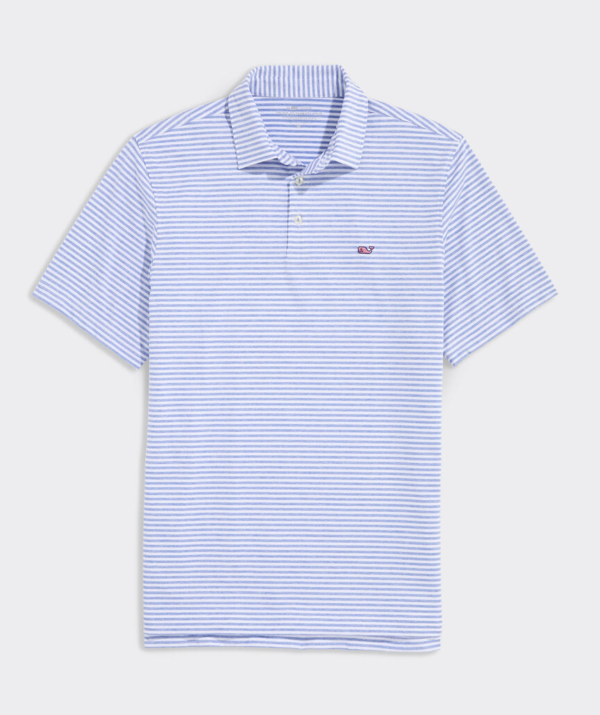 Performance Heathered Winstead Stripe Sankaty Polo