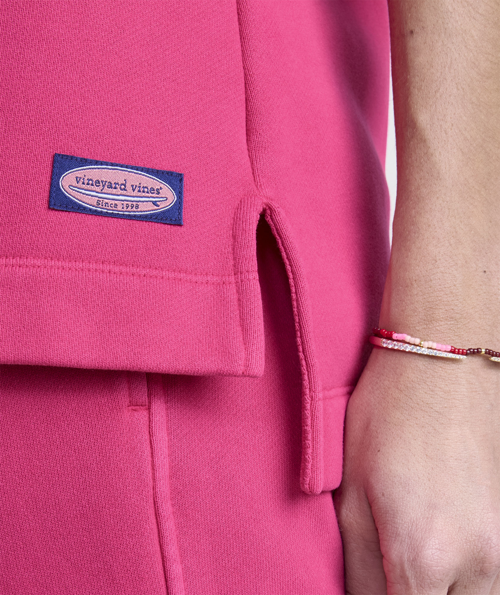 Surf Terry Waffle Mix Cam Sweatshirt